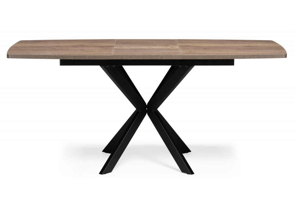 Стол деревянный Woodville Палу дуб галифакс табак, черный