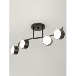 Светильник настенно-потолочный спот Rivoli   7074-704 4хGX53 15 Вт поворотный