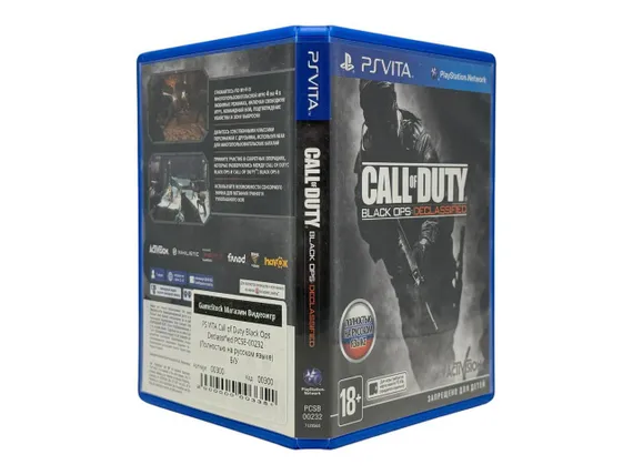 PS VITA Call of Duty Black Ops Declassified PCSE-00232 (Полностью на русском языке) Б/У