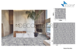 Ковер рулонный Desoma Stone blue, плотность 800 гр./м.кв., 100% ПА, шир. 3.66м, основа иск джут Desoma (Десома) 100% ПОЛИАМИД PA