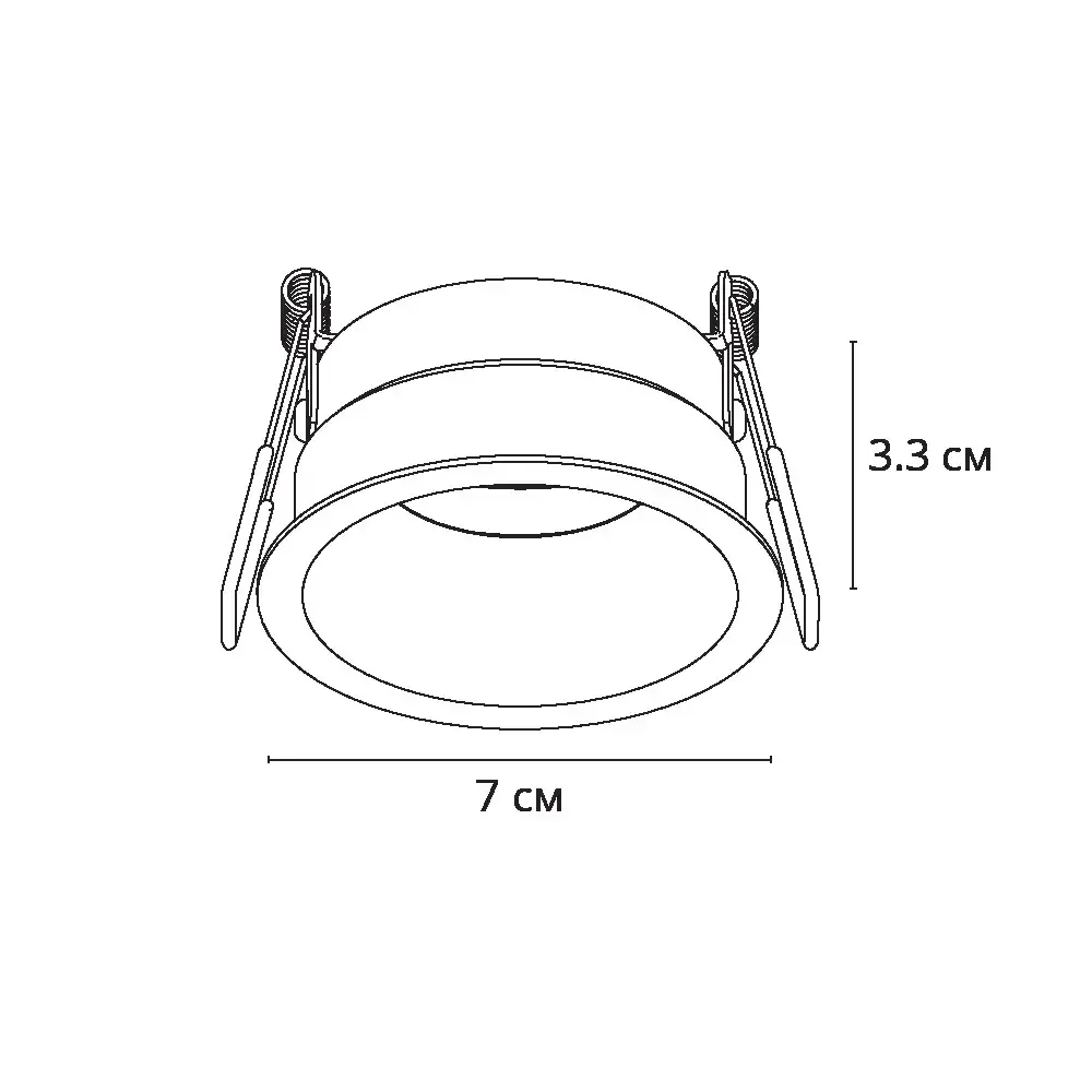 Точечный встраиваемый светильник Arte Lamp