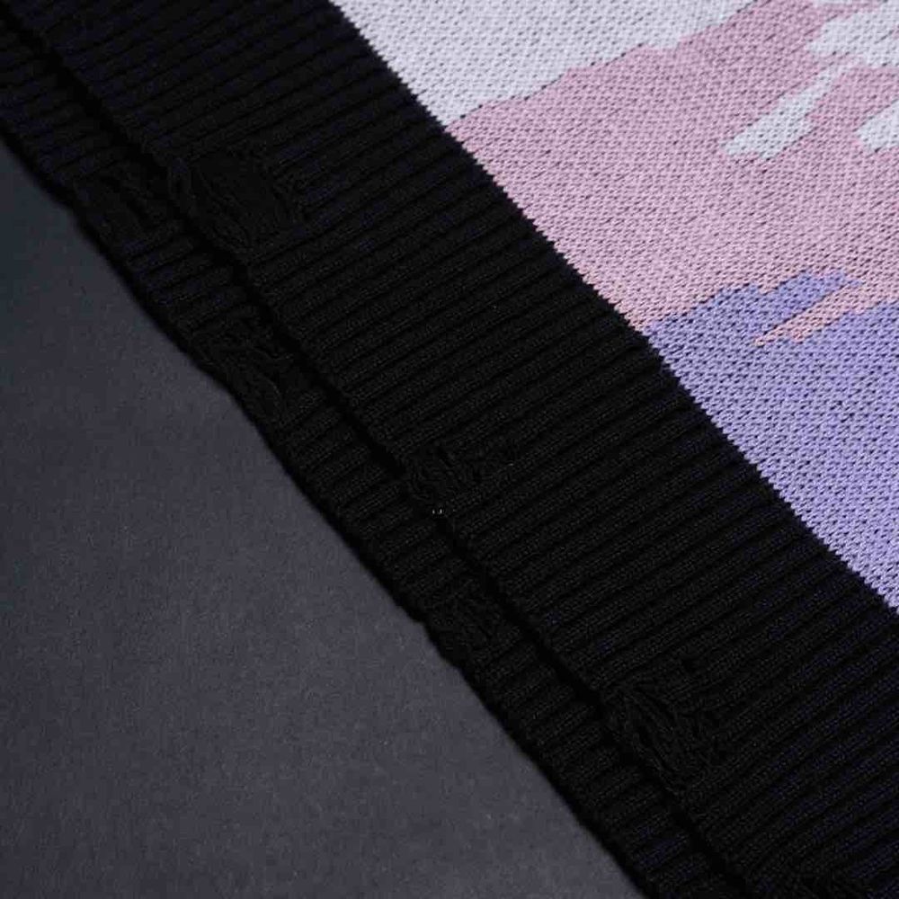 Купить Свитер Heartz Disrupted Logo Black Series ED2 Knitted черный Свитер Heartz Disrupted Logo Black Series ED2 Knitted черный