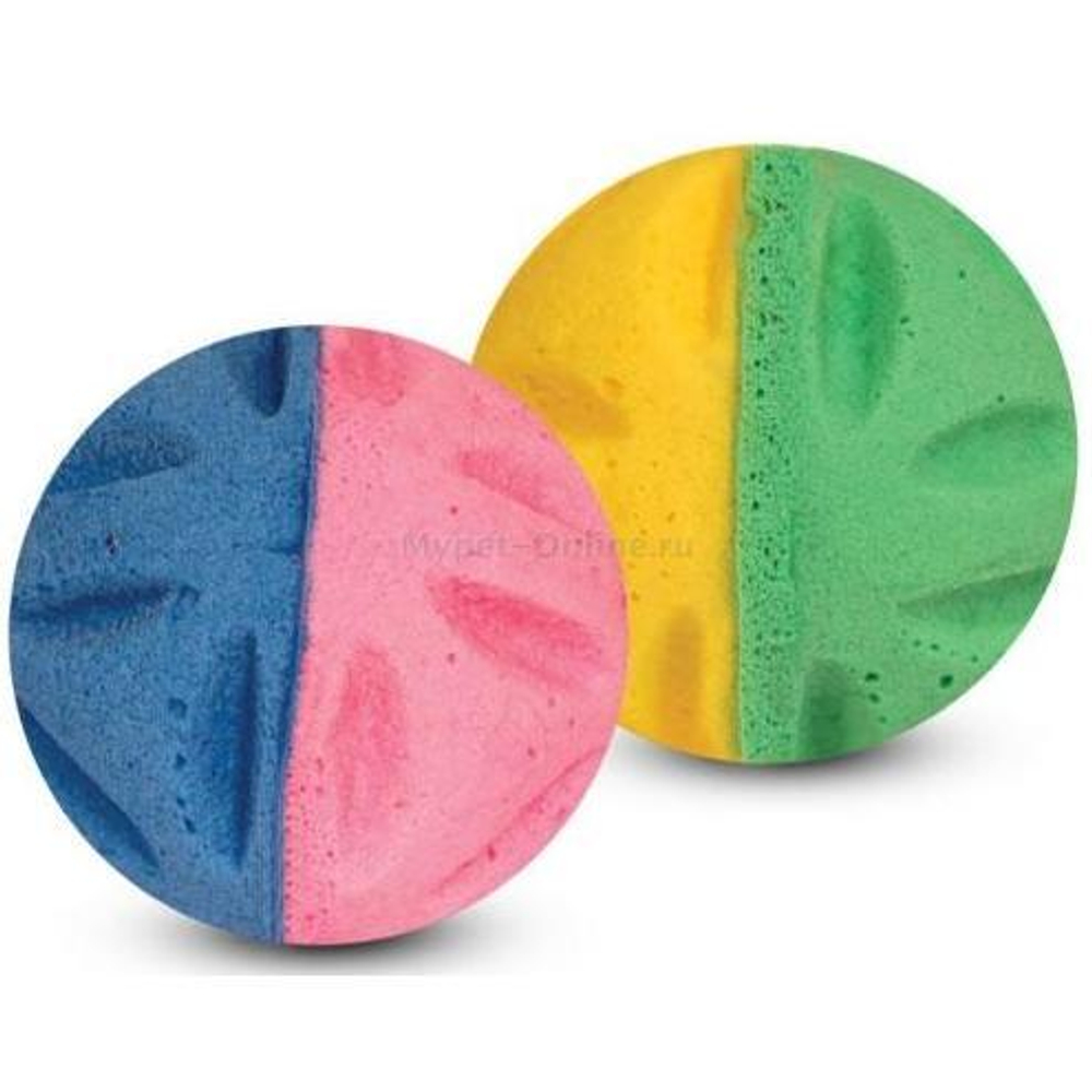 Игрушка для кошек "Мяч цветочный", d35мм (уп.4шт.), Triol