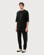 RICK OWENS DRKSHDW ФУТБОЛКА ЧЕРНАЯ LIDO JUMBO