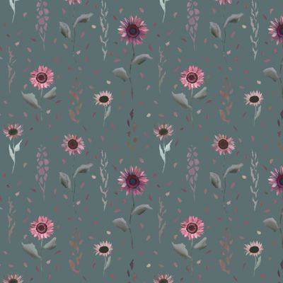 Подсолнухи на зеленом