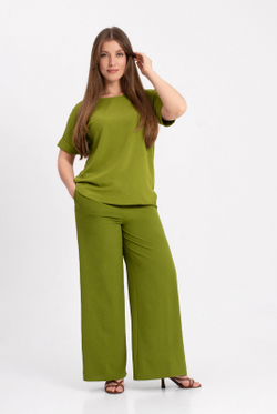 Блузка женская 4581з, спелая оливка #30СОл094581з