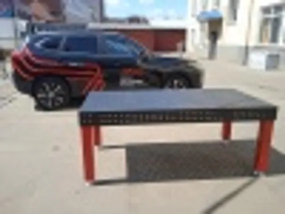Сборочно-сварочный стол из стали c отверстиями D28, Слот-Стол