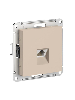 Розетка компьютерная AtlasDesign RJ45 кат.6A механизм песочн. SE ATN001286