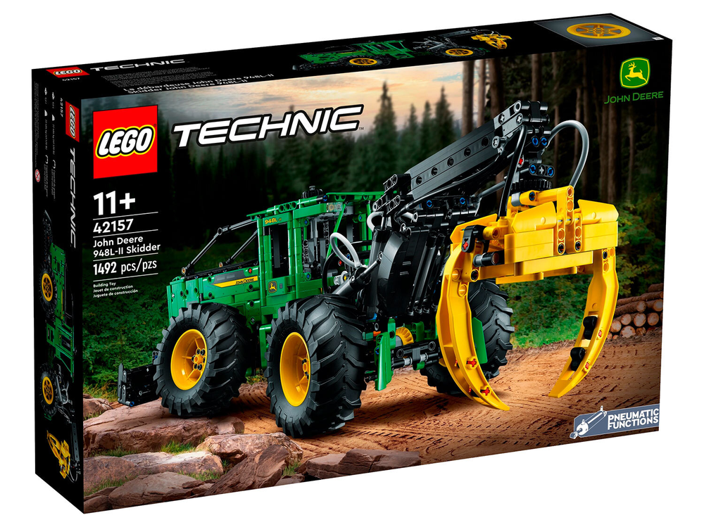 LEGO Technic 42157 Трелевочный трактор «John Deere 948L-II»  (УЦЕНКА)