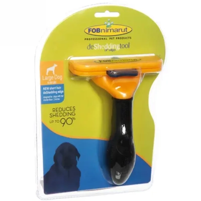 Расческа - пуходерка для вычесывания подшерстка «ФУРМИНАТОР», с кнопкой эджектор, цвет как на фото, 10*15см