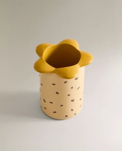 ZARA HOME ДЕТСКИЙ ДЕРЖАТЕЛЬ ДЛЯ ЗУБНЫХ ЩЕТОК, КОРИЧНЕВЫЙ