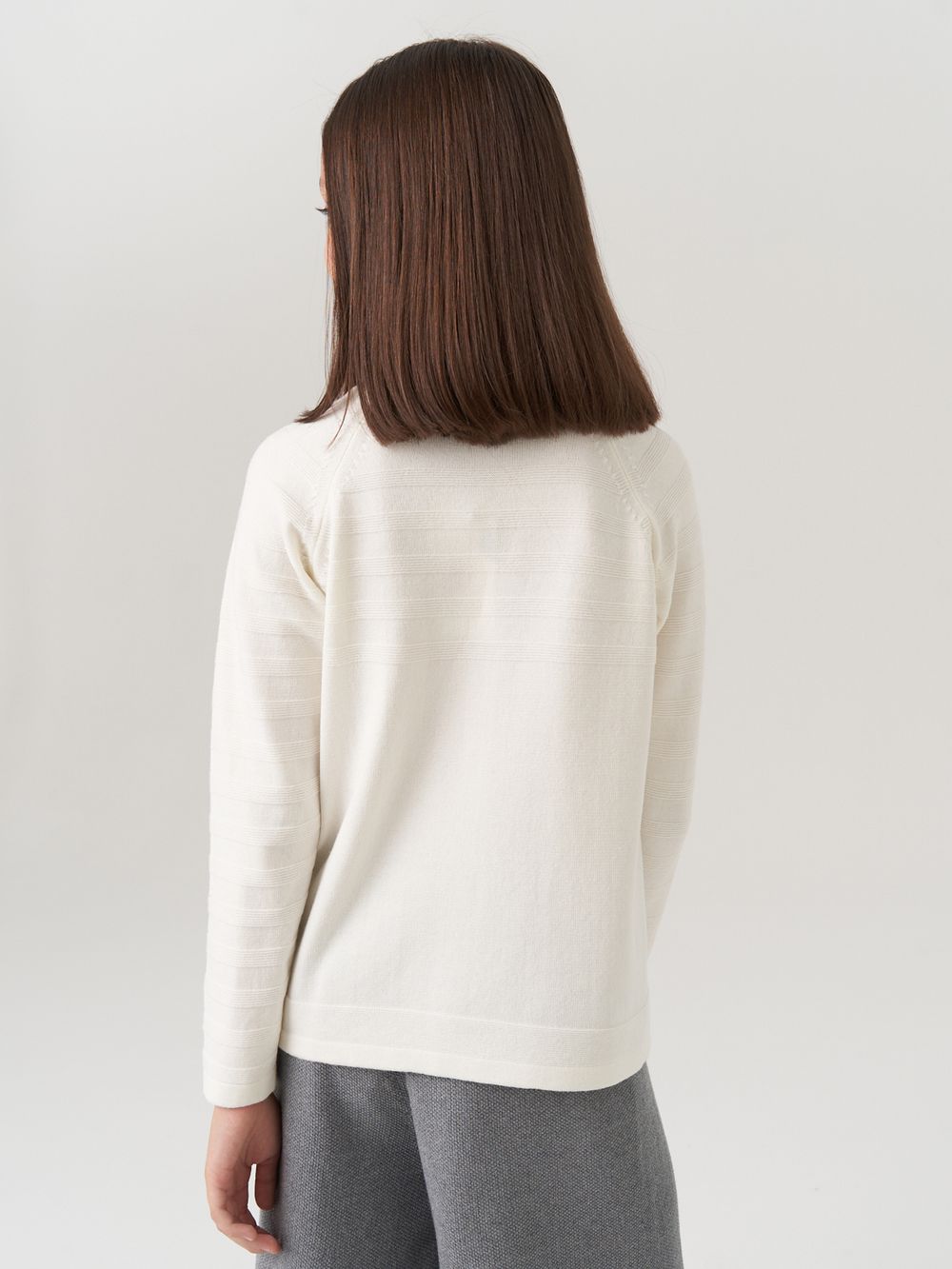 AT743 Джемпер для девочек молоко