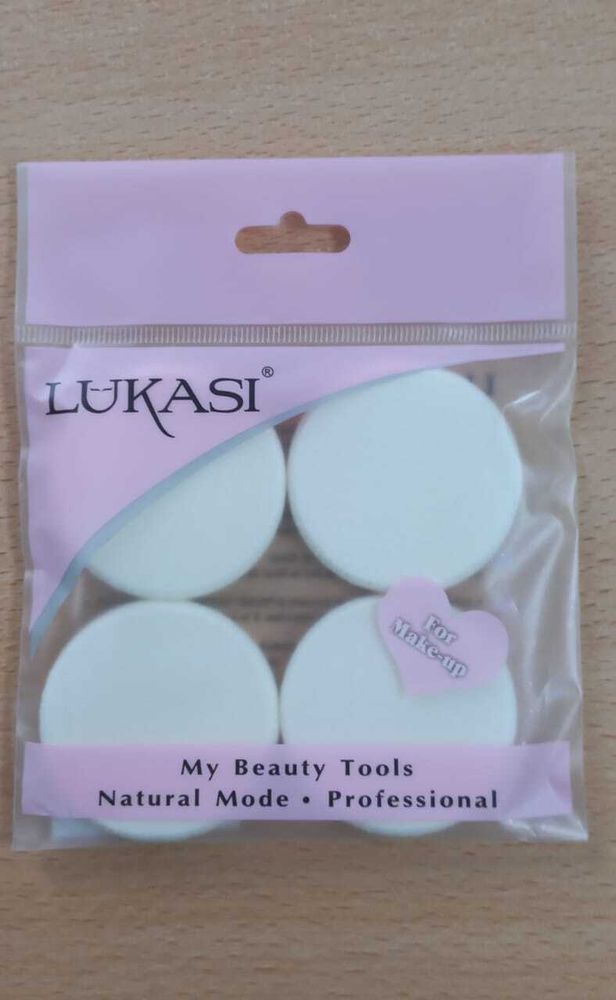 MakeUp Спонж косметический &quot;латекс&quot; (4шт круглые)