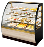 Витрина кондитерская Chilz VETE LUX 130 шоколад, ясень наварра