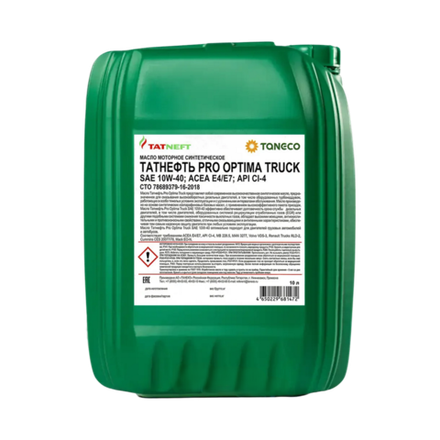 Татнефть PRO Optima Truck 10W40 CI-4 синт. (10л)