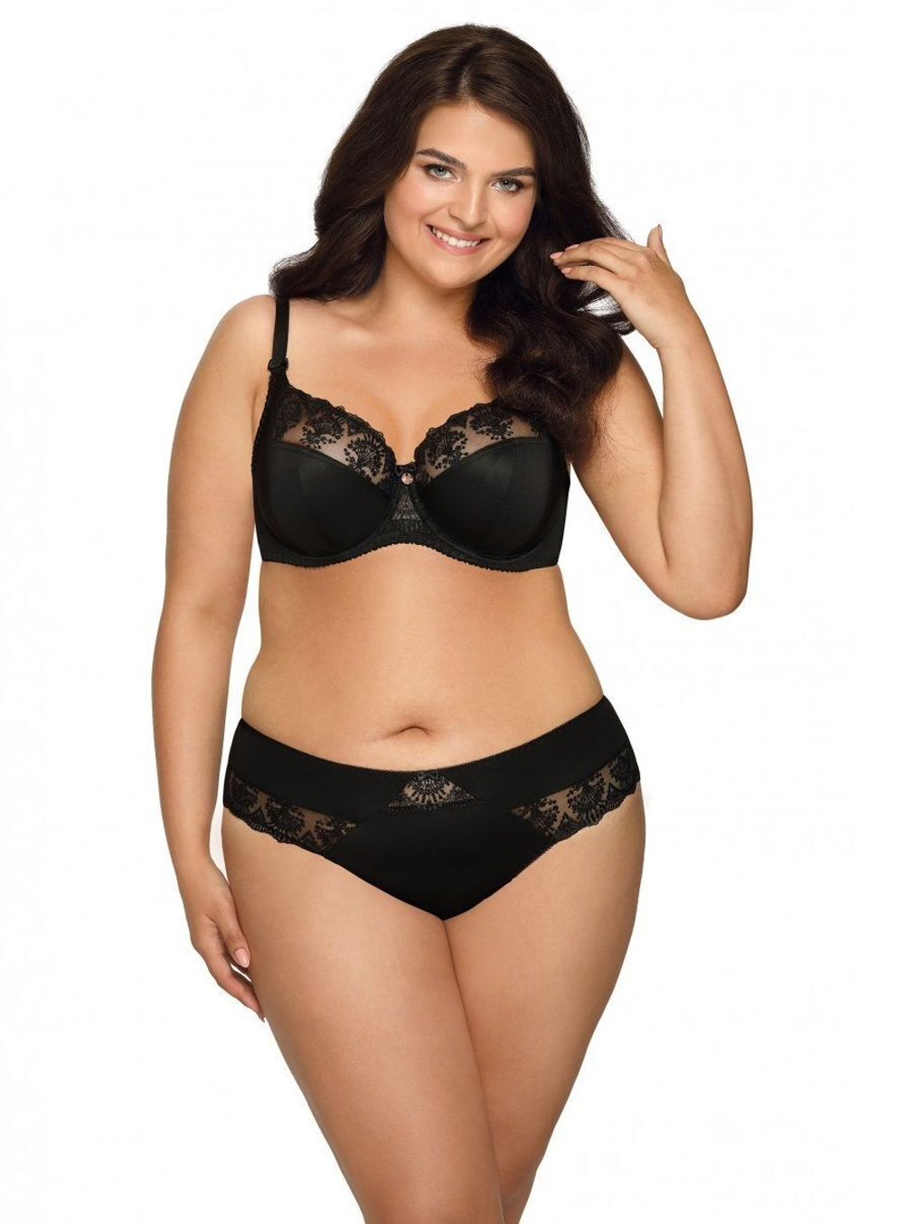 Темно-синий бюстгальтер с мягкими чашечками на косточках (Размер: 80D) (Цвет: темно-синий)