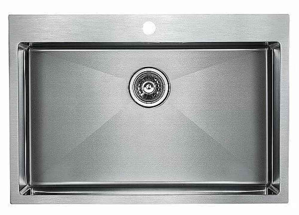 Мойка кухонная Paulmark VAST PM217551-BS брашированная нерж. сталь