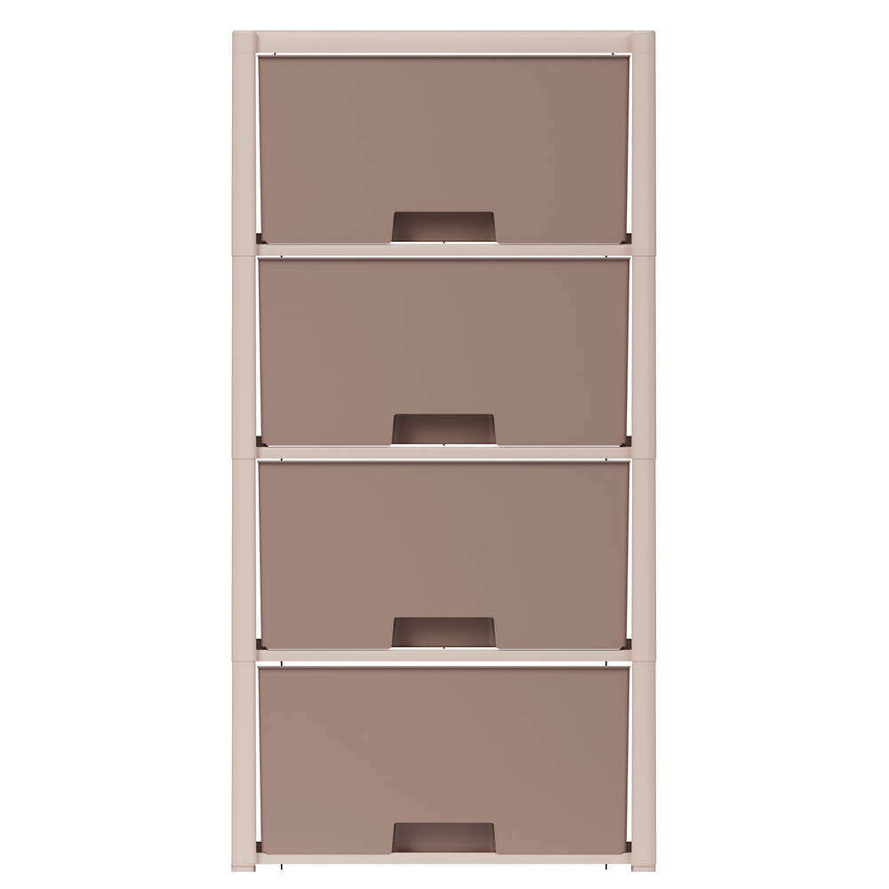 КОМОД КОЛОРИТ 4-Х СЕКЦИОН. БЕЖЕВЫЙ АРТ.М7834