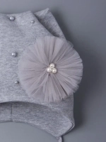 Шапка для девочки с ушками осенняя