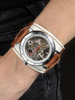 Часы скелетоны женские механические Spirit YOURTIME