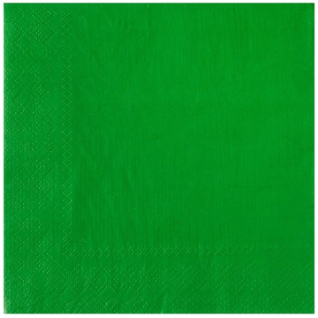 Салфетка в зеленом цвете, 33 см, 12 шт