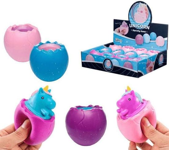 Антистресс давилка " Единорог " в ассортименте , 7 см
