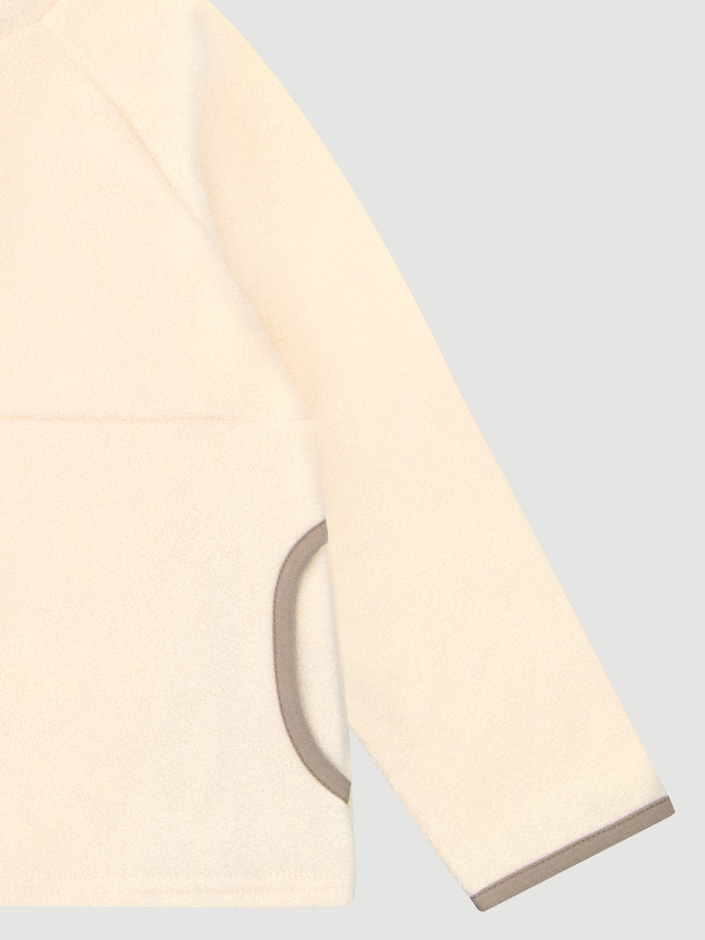 Флисовая куртка на молнии Mjölk Ivory