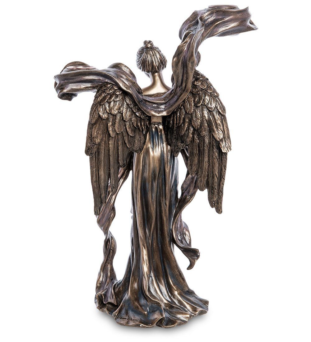 Veronese WS-968 Статуэтка-подсвечник «Ангел с голубем»