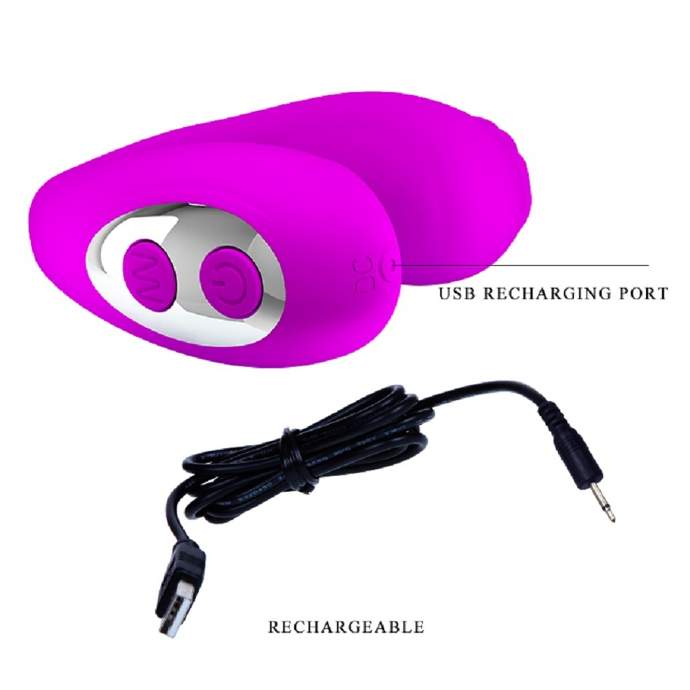 Вибронасадка для оральных ласк PrettyLove Mabel 7 режимов