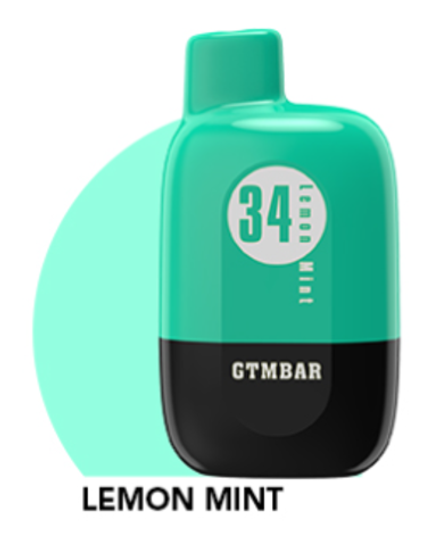 GTM BAR Migo Lemon mint (Лимон-мята) 5000 затяжек 20мг (2%)