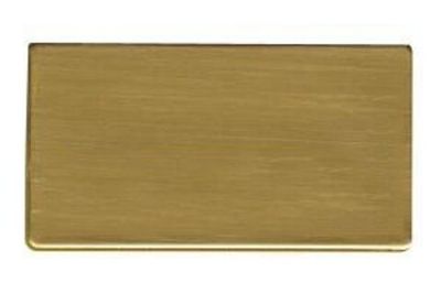 Бейдж субл. без окна 76х51мм (золото шлиф), без крепления