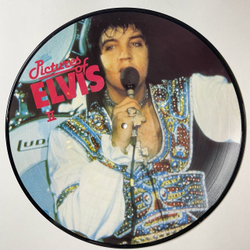 Винтажная виниловая пластинка LP Elvis Presley Pictures Of Elvis II (Дания 1984) Picture Disc