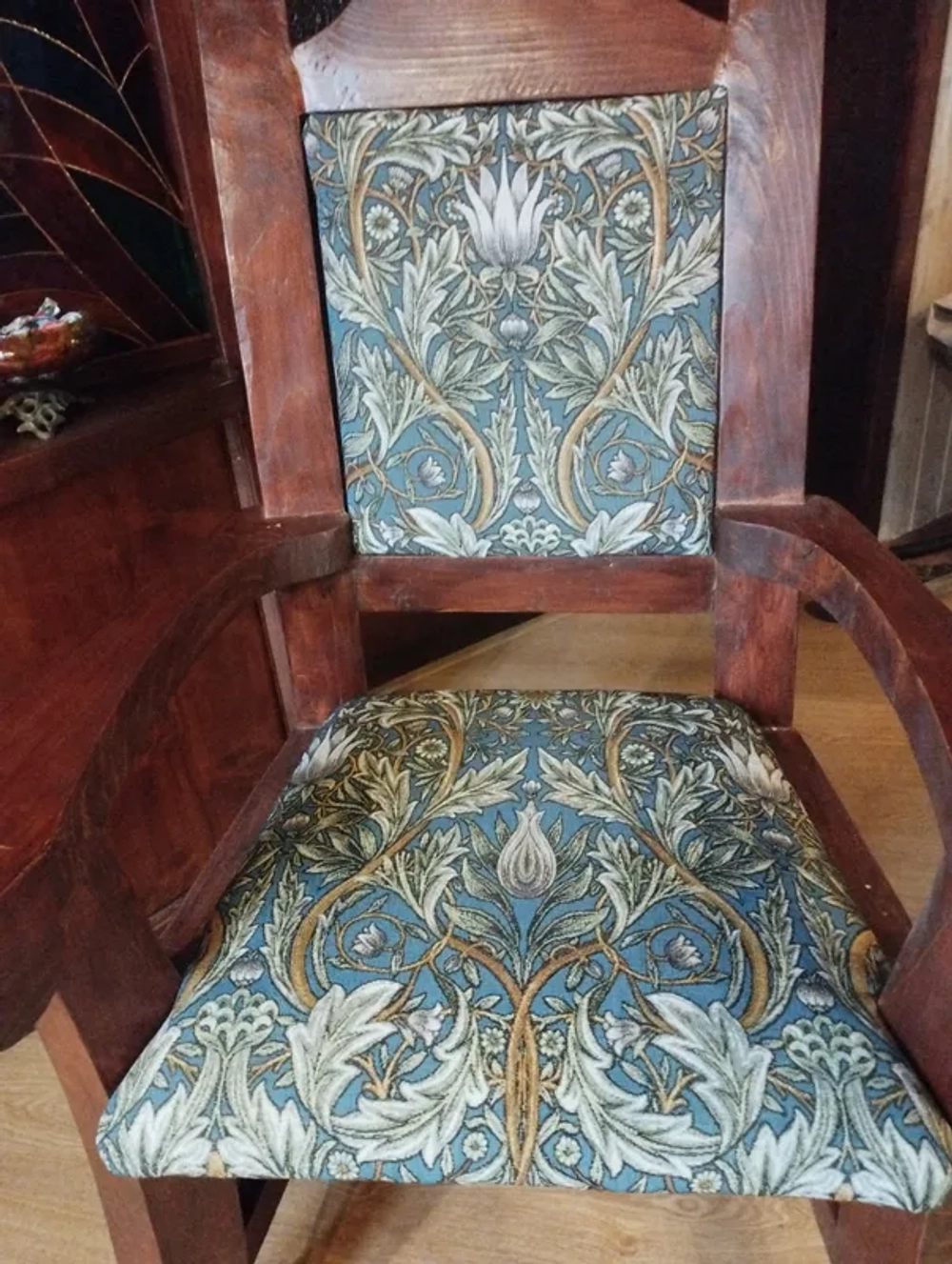 Гобеленовая ткань Ноктюрн синий 175 см