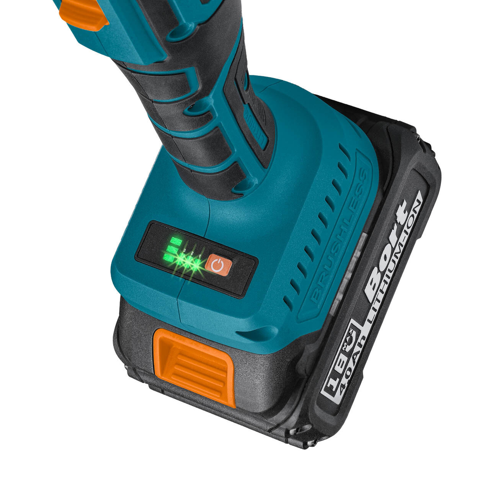 Машина шлифовальная угловая аккумуляторная BORT BWS-21Li (2х4,0 Ач + ЗУ)