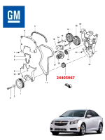 Шкив коленчатого вала Chevrolet Cruze