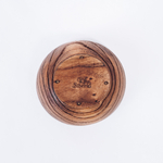 Деревянная текстурированная чаша-тарелка Art of Siberia из дерева вяз. T50