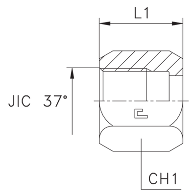 Гайка N JIC 1.1/16