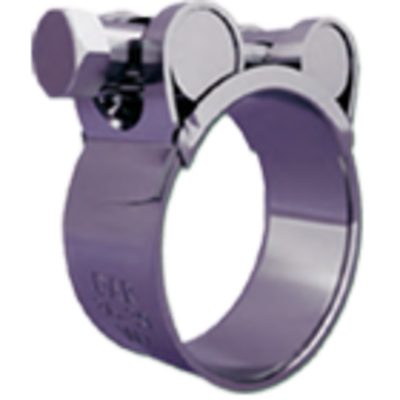 Хомут шарнирный D=037-40 мм W=20 мм (сталь W2 нерж.)