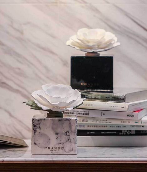 Black Marble, ароматический диффузор с необычными палочками, Chando