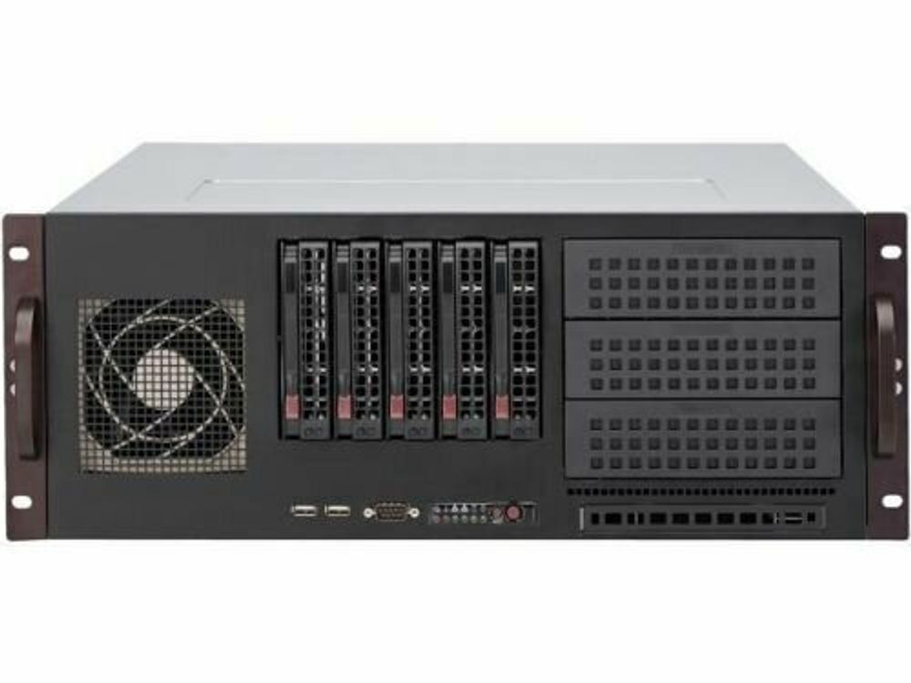 Серверный корпус Supermicro CSE-842TQC-668B (5*3.5" HS bays, 3*5.25" bays, 7* expansion slots, 668W)