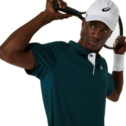 Мужское теннисное поло Asics Court - зеленый