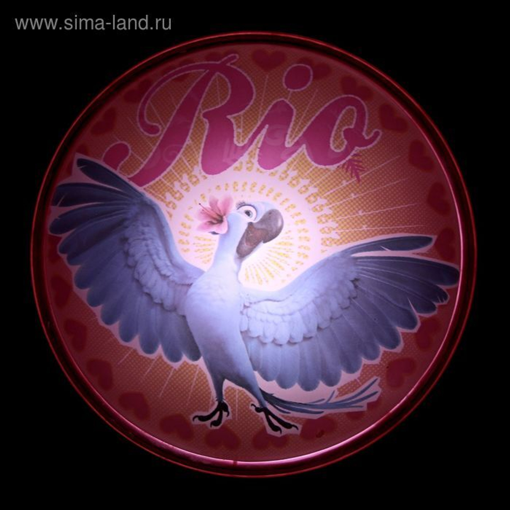 Светильник-ночник DTL371 RIO1-14 Pink круглый