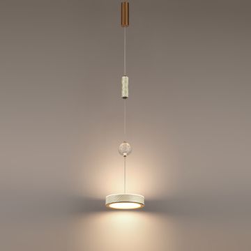 Подвес 32W 2000-4000K 5450/32L молочный/античная бронза RIVERA Odeon Light Exclusive