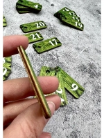 Номерки для ключей 2х5см