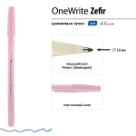 Ручка "OneWrite Zefir" шариковая 1.0 мм, синяя (3 цвета) (BrunoVisconti)
