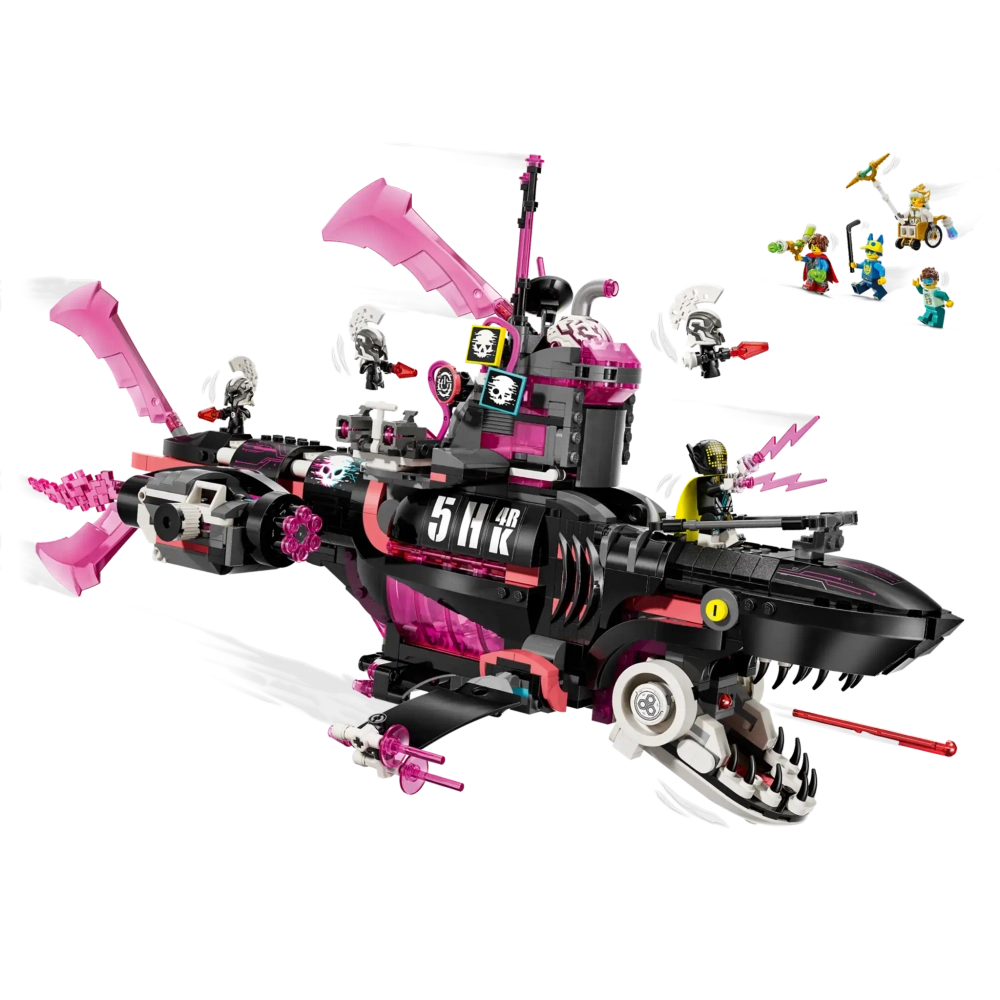 Конструктор LEGO DREAMZzz 71500 Кошмарная подводная лодка-акула