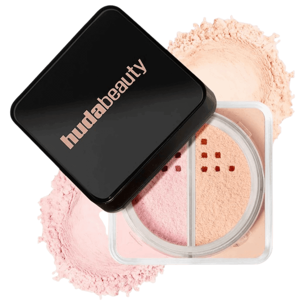 Рассыпчатая пудра для лица Huda Beauty Easy Bake Duo - Cherry Peach