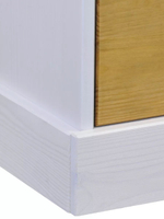 Комод, 95х38х84, Тэа, с ящиками, для одежды и игрушек, деревянный, белый, Dipriz