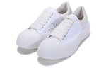 Alexander McQueen Alexander McQueen Deck Fabric Leather Lace-up casual fashion sneakers men's White