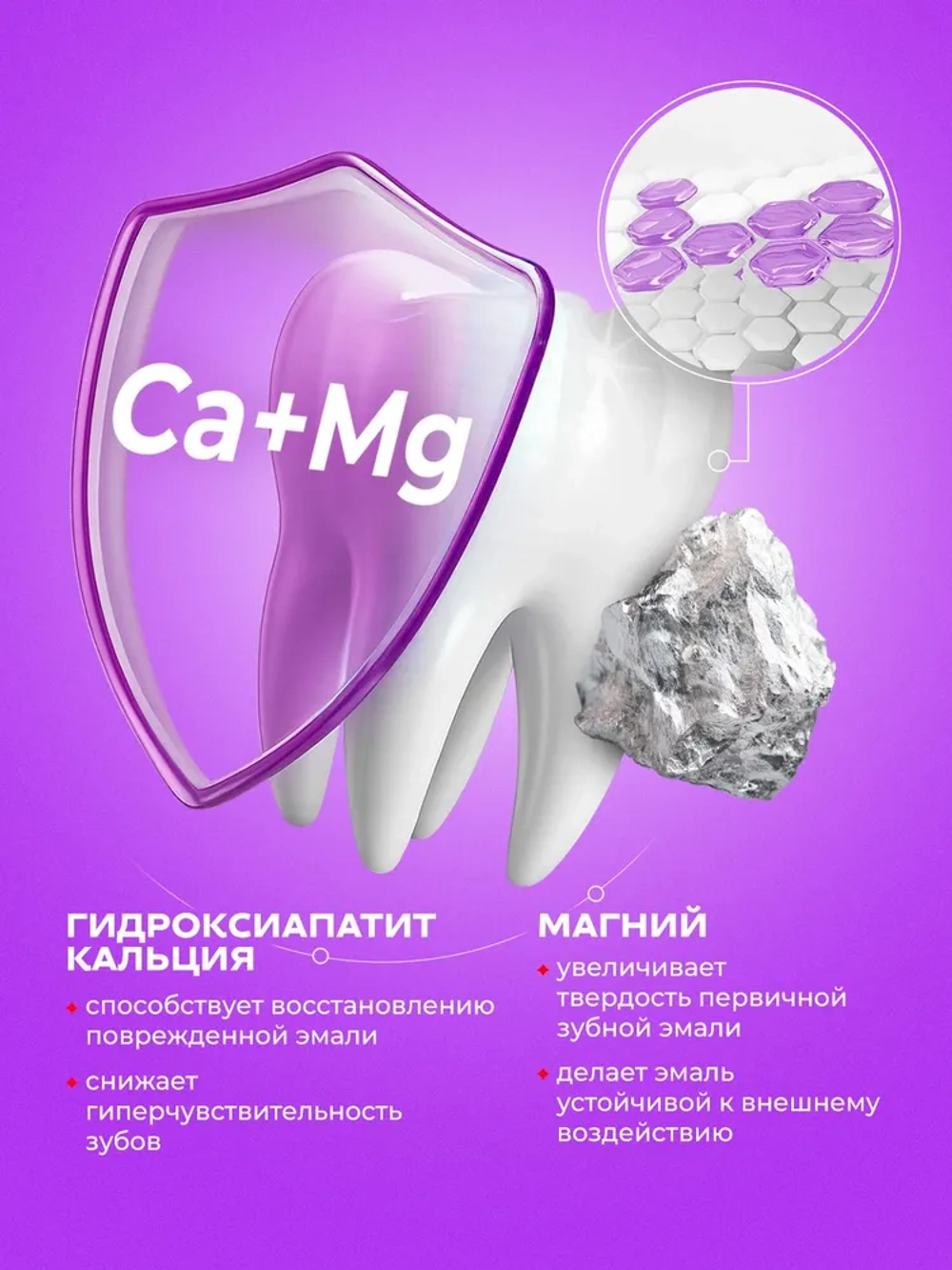 GRASS Зубная паста для чувствительных зубов YOUNIQ, 2шт по 100гр